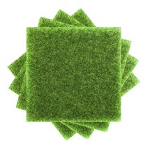 베란다 테라스 마당 인조 잔디 실내 실외 롤 잔디 블럭 매트 인테리어 인공 리얼 터치 이끼 녹색 인공 식물 카펫 농가 웨딩 파티 용품, 30x30cm