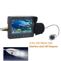 어군탐지기 낚시수중카메라 낚시카메라 수중카메라 잠수함 바다 방수 Maotewang 키트 ip68 6 pcs 1w led 조명 4.3quot 얼음 를 위한 인치 컬러 모니터, 협력사, f008s 30m 흰색 주도, 03