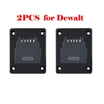 전자제품부품Makita/Bosch 18V 배터리 보관 홀더 전동 공구 벽 장착 브래킷 무선 드릴, 08 2pcs For Dewalt