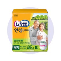 (1000명 체험팩) 라이프리 안심언더웨어 중형 5P