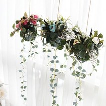 장식하는 볼 달아서 벽에 쉐비로즈 가렌더 트리 핑크/블루/크림, 로드 크림