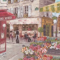 파스텔크래프트 Easy Life 냅킨아트 R0414#RDP Rues de Paris 냅킨20매 33x33cm 0260, 20매입, 혼합색상