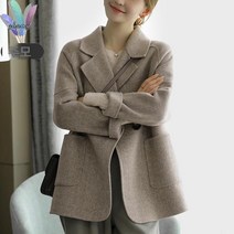 헤링본 코트 여패션 캐주얼 코트 트렌드