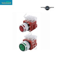 성호제어기기 조광형 LED PBL 누름버튼 스위치 푸시버튼램프모음 수배전반자재, Red(적색), 25-2L, 1개