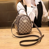 미니 골프 도트백 버킷 골프간식가방 투지퍼 파우치 골프토트 여성 크로스 자석, free