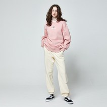 팬콧 베이직 로고 기모 스웨트 팬츠(CREAM)_PPTZIPT01UI1
