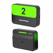 AVMATRIX 무선 멀티 카메라 탈리 시스템 PTZ 원격 제어 비디오 스위처 Vmix 탈리 램프 TS3019 433Mhz 200m 거리, 없음, 3.RX Lamp