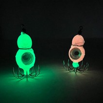 쭈갑채비 왕눈이 점등바늘 토성채비 에자, 그린