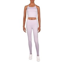 카테리나 Malandrino 여성 2 Piece 크롭 탑 앤 레깅스 Activewear 피트니스 세트 249200