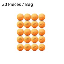 테니스볼머신기 테니스 벽치기 리턴볼 Huieson ABS 플라스틱 탁구 3 스타 40 + mm 경기 훈련, 2.Yellow 20pcs