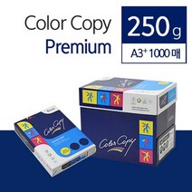 카피어랜드 칼라전용지 백색250g A3플러스 1000매, 없음