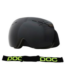 스키고글 스노우보드 안경 POC-브랜드 스키 고글 남녀 공용 이중 UV400 스노우 보드 김서림 방지 안경 무, 05 5