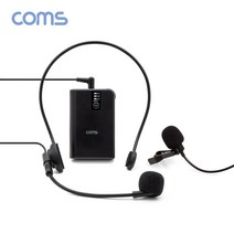 컴스 WW471 UHF 헤드셋 마이크+핀 마이크 송수신기 세트 (무선), 선택하세요