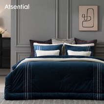 [앳센셜]K_22FW 최신상 럭셔리 자수 극세사 침구세트
