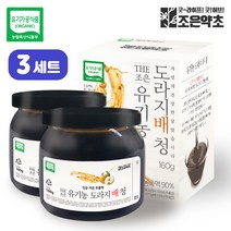 조은약초 유기농 도라지청 배 농축액 선물세트 X 3, 160g, 6개
