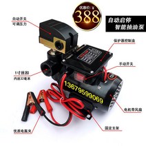 전동 오일 펌프 급유기 경유 드럼 농업용 기름, 새로운12V550W+자동시작및중지