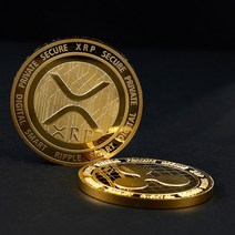 새로운 암호화 XRP 동전 합금 리플 동전 골드 암호화 통화 동전 상자 고급 구리 리플 동전 사용자 정의 금속 BTC 비트코인 선물, 하나, new1