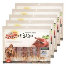 펫더맨 마이도기 프리미엄 애견간식 300g, 오리우유껌, 5개