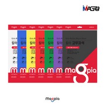 문구랑만들기랑 전단지 자석 마그피아 칼라 고무자석 (W200xL300), 녹색
