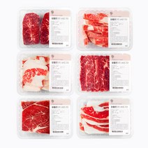 [참좋은미트] 수입산 소고기 6종 5 900원 (200g~300g) (트레이 포장), 대패 차돌박이 200g