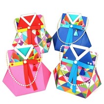 바보사랑 한복복주머니 입체종이접기 5인용.미술샘, 4.조각보주머니&파랑저고리, 상세 설명 참조, 상품선택:4.조각보주머니＆파랑저고리