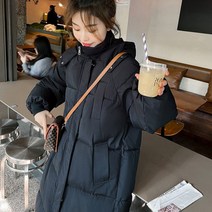 에이프릴랩스 여성 롱패딩 벤치코트 점퍼 후드 패딩