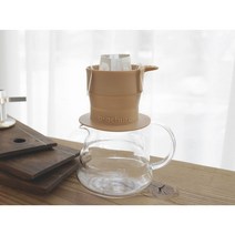 실리콘 드립백거치대 브로슈어 ZIP 드립퍼 드립체어, 베이지