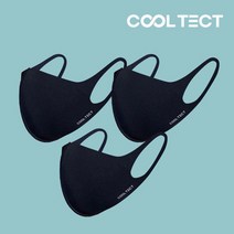 [쿨텍트] 쿨링 냉감 은나노 향균 쿨 마스크 (블랙 손세탁가능) 3매 5매, 블랙 L 5매_은나노 항균 쿨 마스크