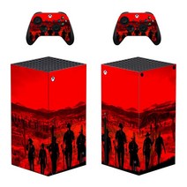 레드 데드 리뎀션 2 스킨 스티커 데칼 커버 Xbox 시리즈 X 콘솔용 컨트롤러 개 XSX 비닐, 한개옵션1, 03 금