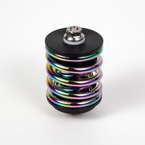 컨트롤암 새로운 자전거 접이식 자전거 리어 쇼크 업소버 티타늄 샤프트 brompton 3sixty 자전거 부품 용 스테인레스 스틸 쇼크 업소버, 01 Color_01 152-28mm
