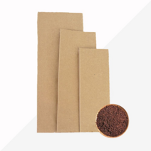 오너클랜 줄무늬 크라프트 커피봉투 M방 (아로마밸브) 25장, 200g