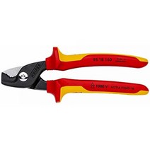 크니펙스 공구 95 11 160 스텝컷 케이블가위인치 15.8cm 6.25cm KNIPEX, Insulated