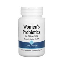 레이크 에비땡 애비뉴 여성 유산균 프로바이오틱스 200억 60캡슐 약들약 고약사 Lake Avenue Nutrition