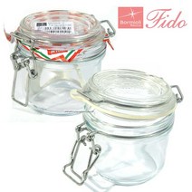 보르미올리 피도 유리 밀폐용기 화이트, 2개, 200ml