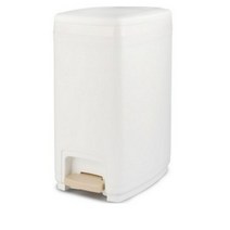 블랑 사각 페달 휴지통 20L, white, 1개