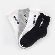 [더에비타]아가일패턴 양말 10족 set