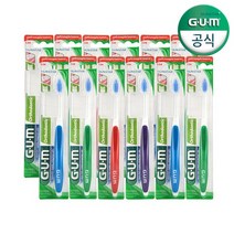 GUM 검 교정 칫솔 V-커팅 보통모 (124) 12개입, 단품, 옵션선택