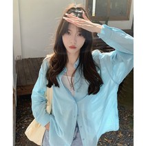 봄 여름 자외선 차단 자켓 편안한 피부 친화적 인 선 스크린 셔츠 재킷 봄 여름겨자 녹색 패션 캐주얼 오버핏 긴팔 카디건 탑 여성