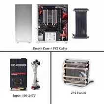 컴퓨터 빅타워 PC 본체 케이스 호환 게임 ITX MINI 소형 SPCC 가방 휴대용 HTPC 데스크탑 빈 섀시 S3 C, 05 400W