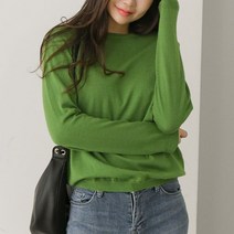 모노치코 리비스 라운드 비스코스 니트 11color JIK-0532