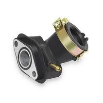 4 스트로크 엔진용 카브 카뷰레터 흡기 매니 폴드 파이프 49cc 50cc 80cc 139QMB GY6 Roketa Scooter ATV Motorcycle Bike TAOTAO, Intake Manifold