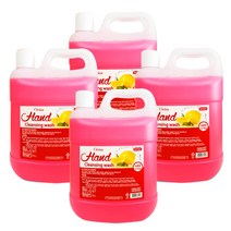 오릭스 물비누 4.1L(레몬) X 4통, 4.1l, 4개