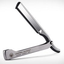 도보 독일본사 직수입 명품 DOVO Shavette 샤베뜨 클래식면도기 일자면도기, 에보니우드 스테인레스 유광 헤드