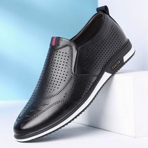 Z3JC 남성 가죽 캐주얼 통풍 컴포트 로퍼