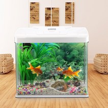 칠나무 사각 압출어항 가정용수족관 미니수족관 세트 구피어항세트 울트라 화이트 유리어항 WJL0917-03