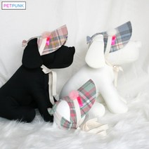 [스토어봄] 펫펑크 강아지 겨울모자 체크홀릭3종-흔들어도 벗겨지지 않아요-펫펑크, 색상:핑크 / 사이즈:S(5키로이하)
