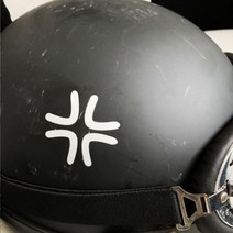 분노 화가난 재미있는 표시 바이크 오토바이 헬멧 포인트 차량용 방수스티커, M, 옐로우반사