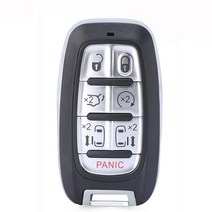 자동 차키 복사 스마트키 폴딩키 원격시동 디스플레이키 KEYECU M3N-97395900 크라이슬러 Pacifica 2017 20, 02 7 Buttons