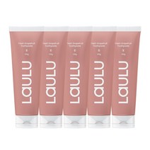 라울루 잇몸 천연 불소 자몽 치약 120g, 5개, 120ml