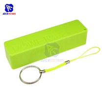 18650 배터리 보관함 보조베터리 USB 로 모듈 삼성 호환호환 스마트 폰 충전기, [03] green